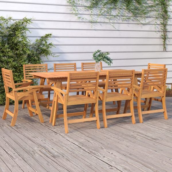 vidaXL Gartentisch 200x90x75 cm Massivholz Akazie 363311