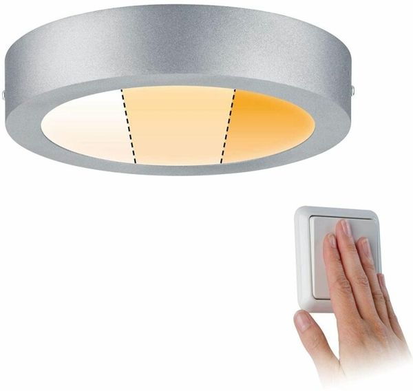 WallCeiling Carpo LEDPanel WarmDim 300mm 16W Chrom matt 230V Metall16681