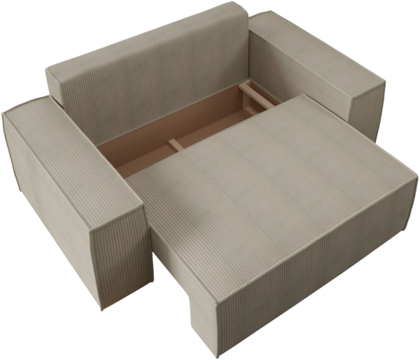 Schlafsofa Magerio Small Cord (Farbe: Poso 01, 140 x 200) Bild 4