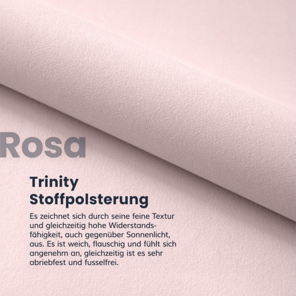 FDM Polsterbett Stauraumbett KAJA Bettgestell 90x200, 140x200 & weitere Größen (verfügbar 90x200 120x200 140x200 160x200 180x200cm, Bettrahmen, Bett, mit großen gepolsterten Kopfteil, mit Bettkasten zum aufklappen), Hebbarer Metallrahmen, Bettkasten, o... Bild 3