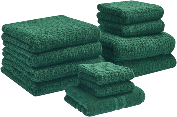 Handtücher 11er Set ATAI Baumwolle Grün