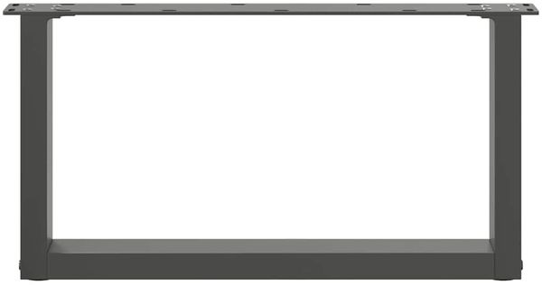 vidaXL Couchtischbeine U-Form 2 Stk. Anthrazit 70x(30-31) cm Stahl 4013146 Bild 5