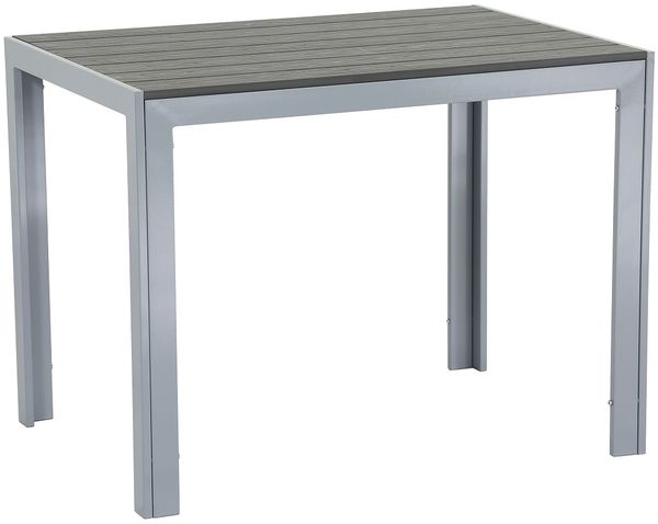 FIRE SOUL Nonwood Alu-Gartentisch Gartenmöbel anthrazit/grau 100x70 cm