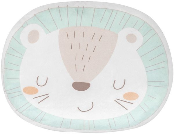 Kikkaboo Babykissen Plüschtier, Kuschelkissen, Figurenkissen, ab Geburt grün