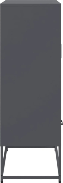vidaXL Highboard Anthrazit 68x39x111,5 cm Stahl 846610 Bild 5