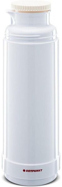 ROTPUNKT Thermoflasche Isolierflasche 0,75 ltr. auslaufsicher I Glaseinsatz I BPA-Frei