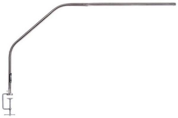 Daylight Slimline 4™ LED Table Lamp in Brushed Steel - 6,000K, 3,200 Lux, 4 Brightness Levels, USB-C Charging Port, Anti-Glare Diffuser, Flexible Design, Art & Craft, Sewing, Nail Salon