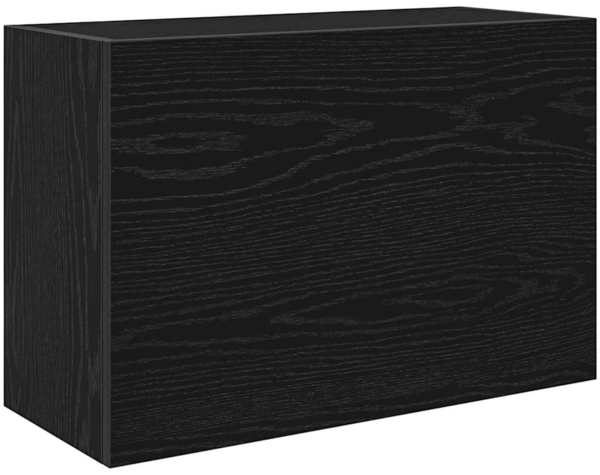vidaXL Bad-Wandschrank Schwarz 60x25x40 cm Holzwerkstoff 860068