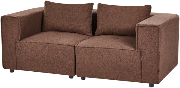 AXEBO 2-Sitzer Modulsofa Braun Bouclé Bild 5