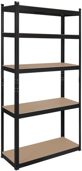 Rebel Regal Metall Magazin 180 x 90 x 40 Schwarz RB-1251B