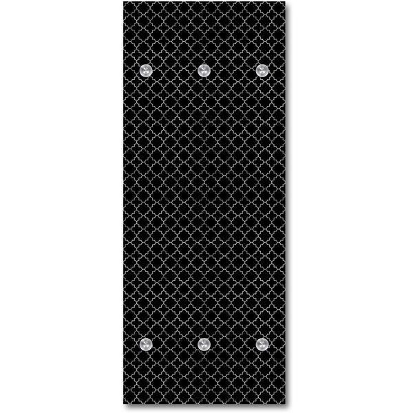 Queence Garderobe - "Riley" Druck auf hochwertigem Arcylglas inkl. Edelstahlhaken und Aufhängung, Format: 50x120cm
