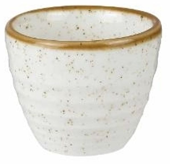 Stonecast Schüssel 5 7 cl Ø5 9x5 cm Porzellan Vanille 12 St./Krt