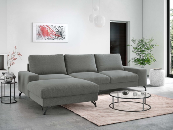 Ecksofa Oddo (Farbe: Verita 88, Seite: Links - L1F+L2F+R4)