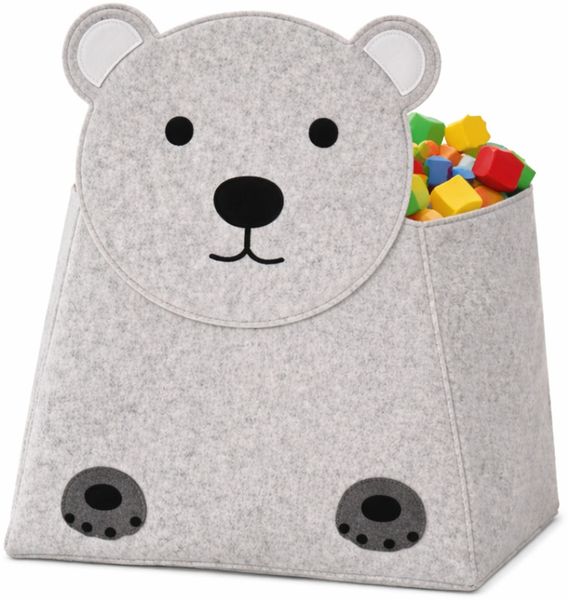 Kinder Filz Aufbewahrungsbox Aufbewahrung Spielzeugkiste Bär H73cm