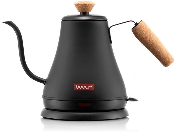 Bodum Melior Schwanenhals Wasserkocher Schwarz 0,8l 1000W