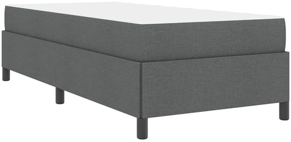 vidaXL Boxspringbett Dunkelgrau 90 x 200 cm Stoff 3398830 Bild 9