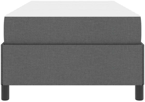 vidaXL Boxspringbett Dunkelgrau 90 x 200 cm Stoff 3398830 Bild 7