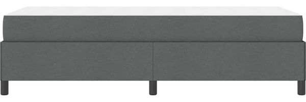 vidaXL Boxspringbett Dunkelgrau 90 x 200 cm Stoff 3398830 Bild 8