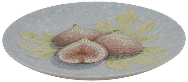 Chic Antique - Teller Speiseteller D 27cm Keramik Mosaikoptik Feigen 61102806