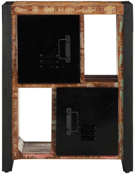 vidaXL Sideboard Mehrfarbig 55x35x70 cm Altholz Massiv 4013580