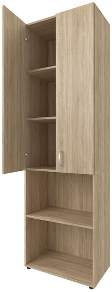 Aktenschrank >Trio< in Sonoma-Eiche - 57x190x34,5cm (BxHxT) Bild 3