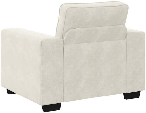 vidaXL Sessel Creme 100x77x82 cm Samt 4105255 Bild 6