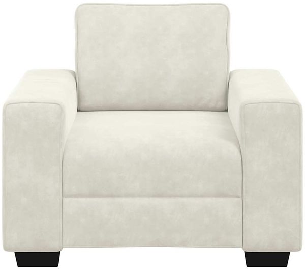 vidaXL Sessel Creme 100x77x82 cm Samt 4105255 Bild 4
