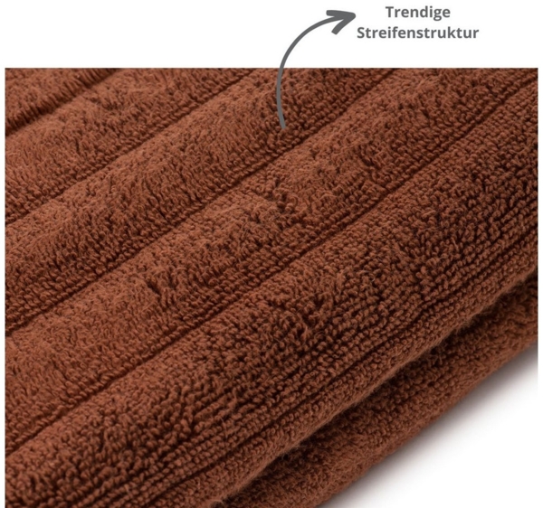 liebling Handtuch Luxus Bio Baumwolle, schwere Luxusqualität 700 gr./m², praktische Schlaufe zum Aufhängen Bild 2