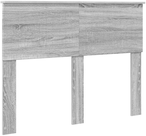 vidaXL Bettrahmen mit Kopfteil Grau Sonoma 120 x 190 cm Holzwerkstoff 3410927 Bild 7