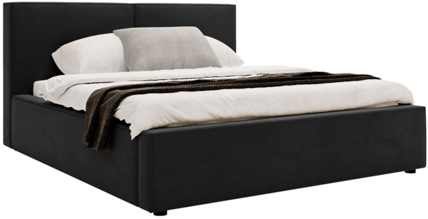 Polsterbett Santos, Schwarz, 160x200 cm Bild 2