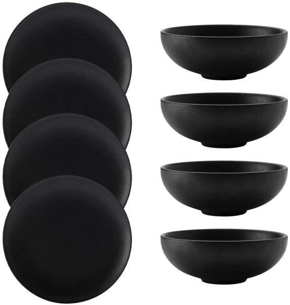 Maxwell & Williams Caviar Black Dinner-Set 8-teilig