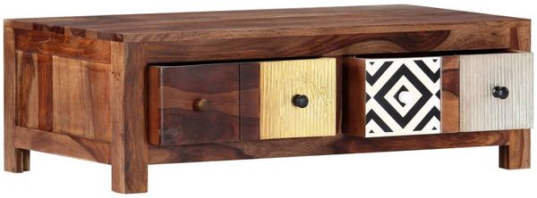 vidaXL Couchtisch 90x50x30 cm Massivholz Akazie 247731 Bild 9
