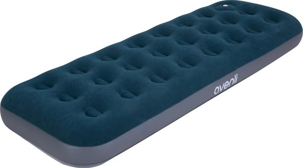 Avenli Luftmatratze Camping für 1 Person mit Fußpumpe 192 x 73 x 22 cm Single-Size, (Luftbett einfach aufblasbar mit integrierter Luftpumpe, 1-St, für Indoor und Outdoor mit beflockter Oberfläche), Ideal als Reisebett oder Isomatte