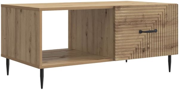 vidaXL Couchtisch Artisan-Eiche 90 x 50 x 40 cm Holzwerkstoff 894964