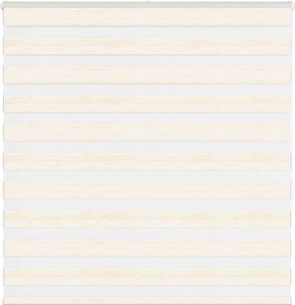 vidaXL Doppelrollo Marmorbeige 140x150cm Stoffbreite 135,9 cm Polyester 4014659