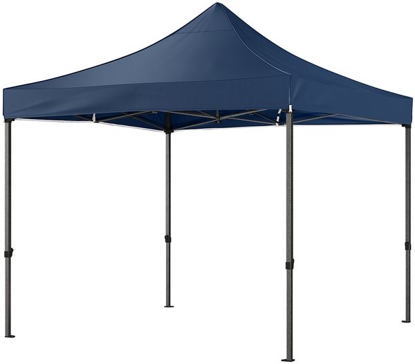 STEELSØN 'Rynara' Pavillon 2x2 m, blau, wasserdicht, stabil und UV-beständig, Faltpavillon 3-fach höhenverstellbar, Gartenpavillon mit 4 Seitenteilen, Pop Up Pavillon inkl. Tragetasche Bild 13