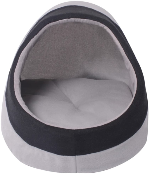 vidaXL Katzenhöhle Grau und Schwarz M, 27 x 29 x 32 cm