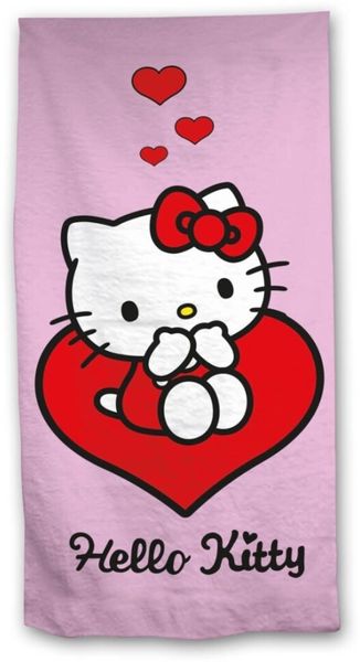 Hello Kitty Strandtuch 70 × 140 cm leicht und schnelltrocknend