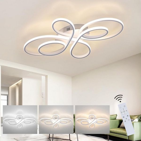 ZMH LED Deckenleuchte Whonzimmer Modern Schmetterlingforming Flur, Hochwertige Material, LED fest integriert