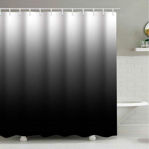 OKWISH Duschvorhang Badezimmer Vorhang Badewannenvorhang Dusche Textile Vorhänge Breite 150 cm (150x180 cm Wasserabweisend Anti-schimmel Waschbar 12 Duschvorhangringe, 1-tlg, Stoffvorhang), Badevorhang für Badewanne Hotelbad Dusche Reisemobil usw.