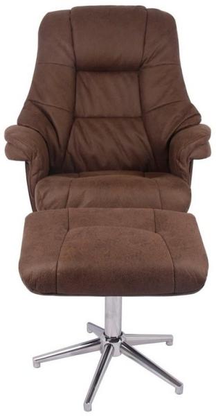 Duo Collection TV-Sessel Burnaby, mit Hocker und Relaxfunktion, 360 Grad drehbar