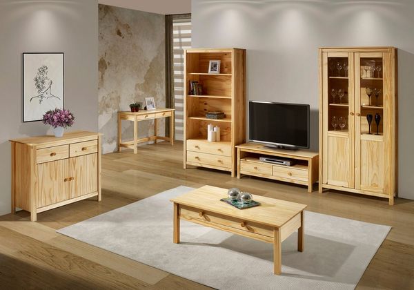 TV-Board 110 x 47 x 39 cm Kiefer Natur