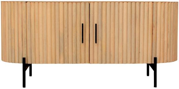 TV-Lowboard Mangoholz Altmetall 120 x 40 x 54 cm