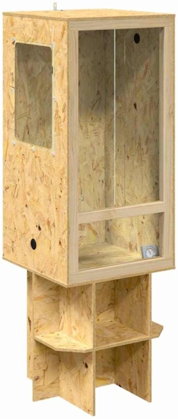 vidaXL Terrarium Braun 50 x 50 x 130 cm OSB 3397891