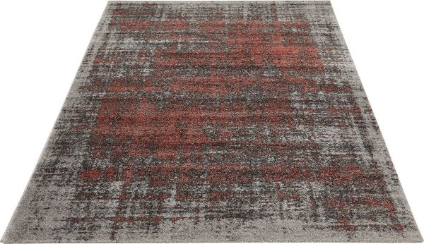 Andiamo Teppich Campos grau-koralle, 200 x 300 cm