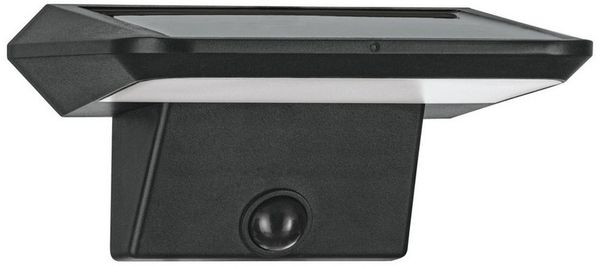 Eglo 48944 LED Solarleuchte/Wandleuchte PORRASSA Kunststoff schwarz 40X0,5W L:15. 5cm H:7. 5cm 6500K mit Sensor