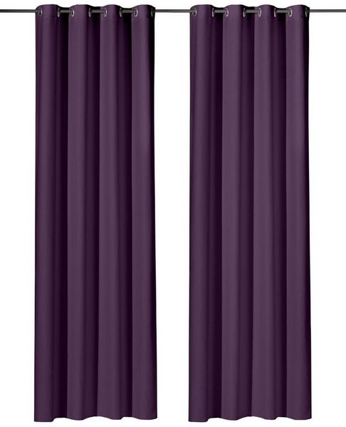 Weckbrodt Vorhang Vito (1 St), Ösen, blickdicht, Satin, Microvelour, blickdicht, Unifarben, Gardine, Store
