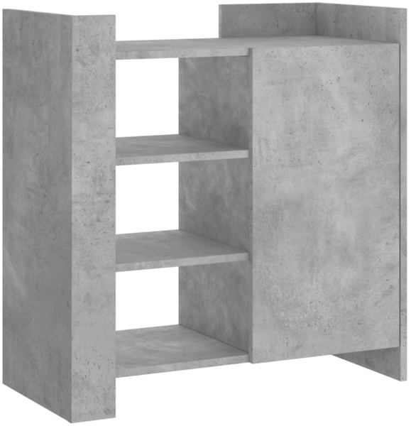vidaXL Sideboard Betongrau 73,5x35x75 cm Holzwerkstoff 848405