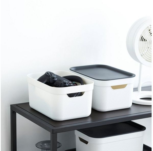 ROTHO Aufbewahrungsbox Jive Dekobox 3er-Set Aufbewahrungskorb 5l (Aufbewahrungsset, 3er-Set)