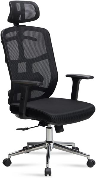 Bürostuhl Schreibtischstuhl Mesh Schwarz Drehstuhl Ergonomisch 120 kg